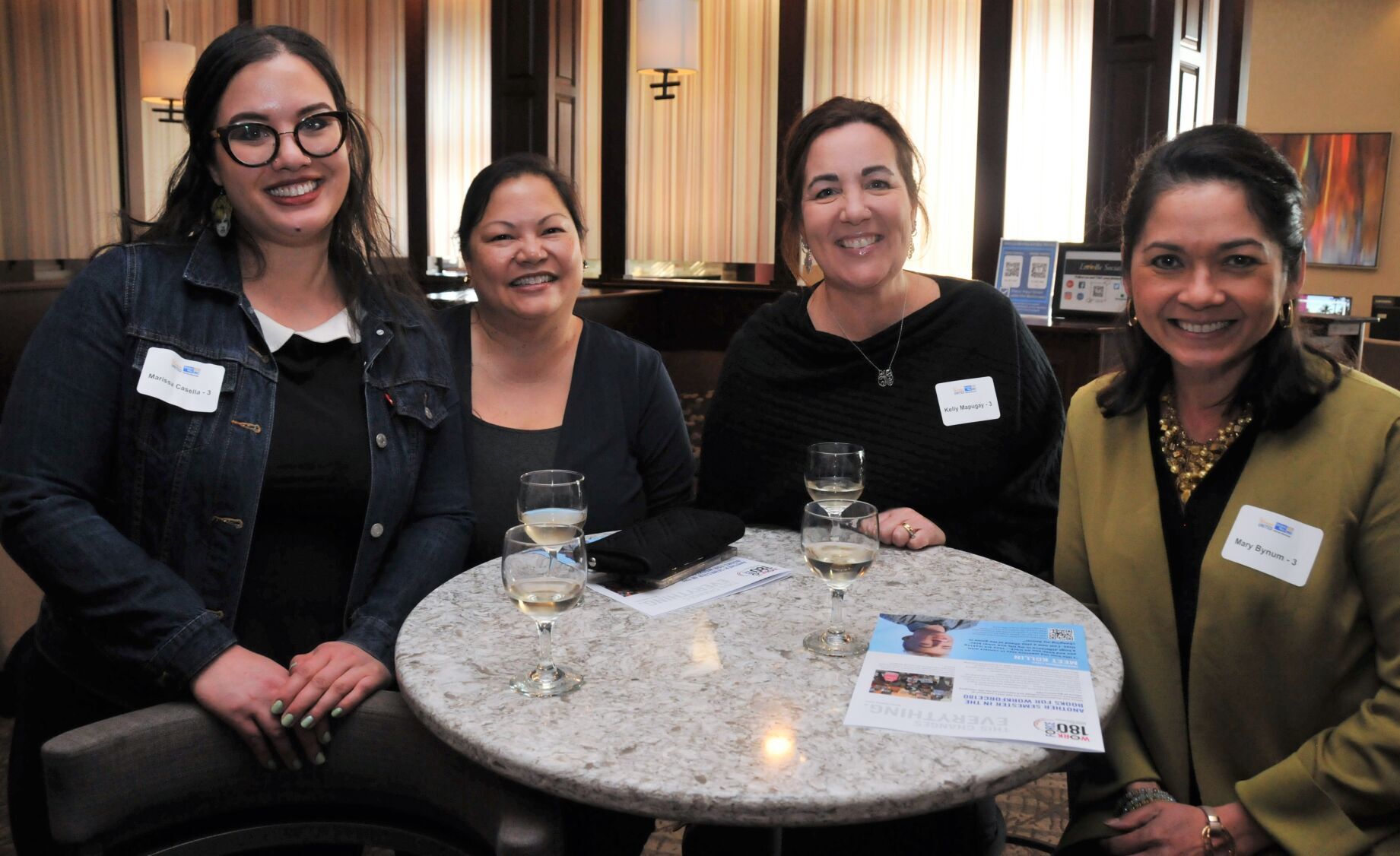 Marissa and Maria Casella, Kelly Mapugay, Mary Bynum
